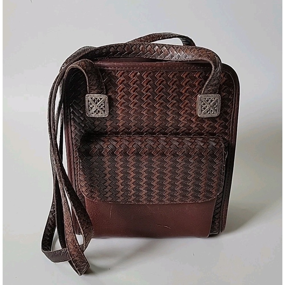 Brighton Vintage Shoulder Bag Chocolate Brown 90s Y2K Chic Quiet Luxury Western